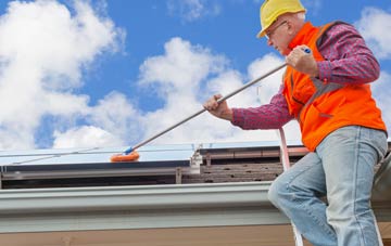 Pwllypant soft wash roof cleaning